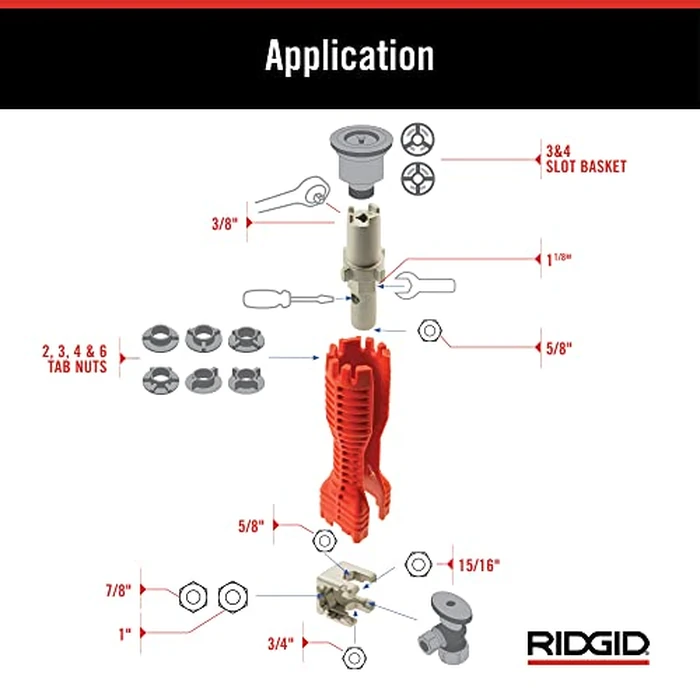 RIDGID 57003 EZ Change Plumbing Wrench Faucet Installation and Removal Tool by RIDGID - Image 8