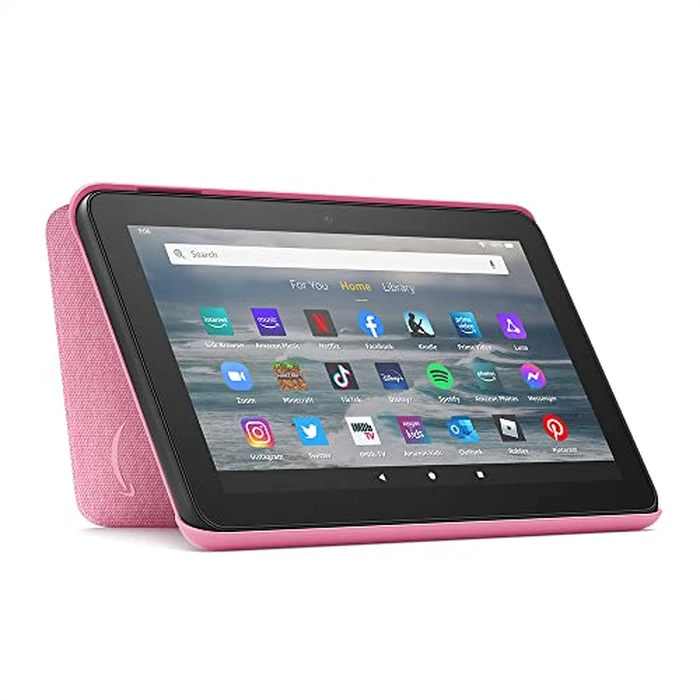 Amazon Fire 7 Tablet Cover (Only compatible with 12th generation tablet, 2022 release) - Rose by Amazon - Used - Very Good condition