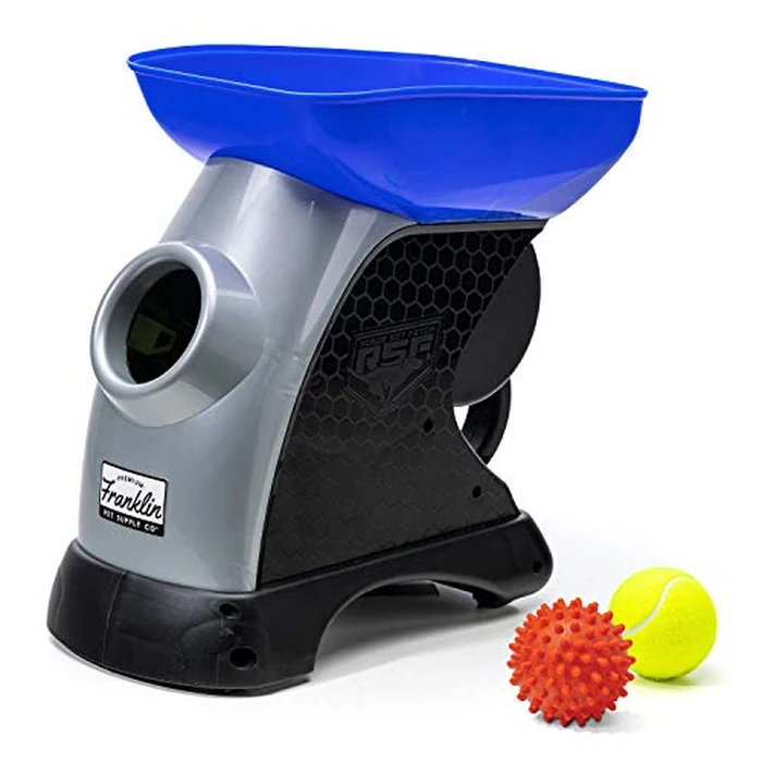 Franklin Pet Supply Co. Ready Set Fetch Automatic Tennis Ball Launcher Dog Toy - Electronic Thrower for Fetch + Playtime - Launches up to 40 Feet - Official Size by Franklin Sports - Used - Very Good condition