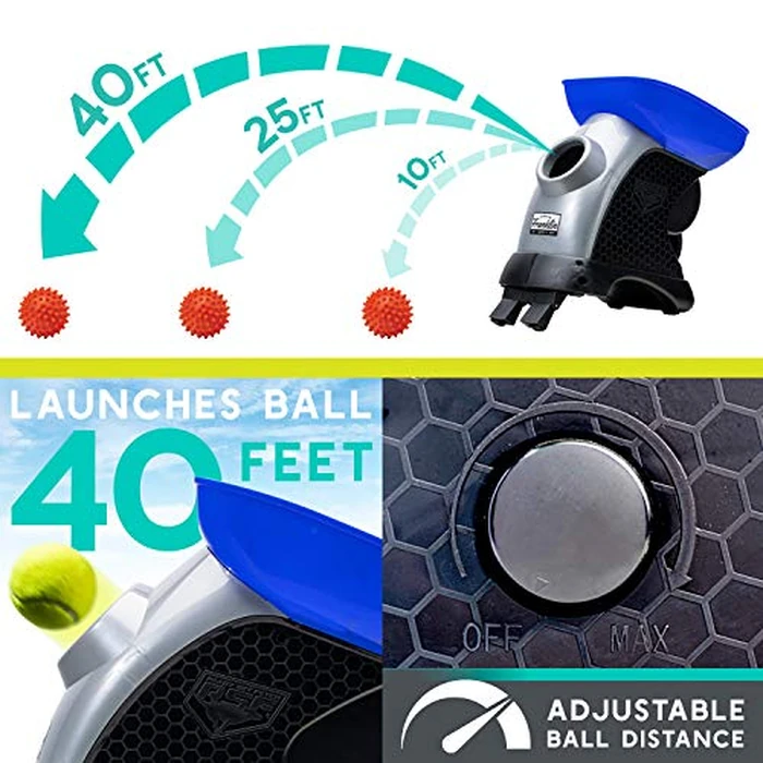 Franklin Pet Supply Co. Ready Set Fetch Automatic Tennis Ball Launcher Dog Toy - Electronic Thrower for Fetch + Playtime - Launches up to 40 Feet - Official Size by Franklin Sports - Image 7