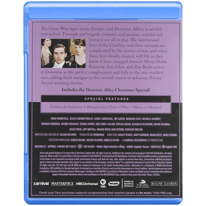Masterpiece Classic Downton Abbey Season 1 2 and 3 ( Blue Ray) by PBS - Image 5