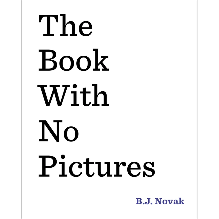 The Book With No Pictures by Dial Books - Used - Good condition