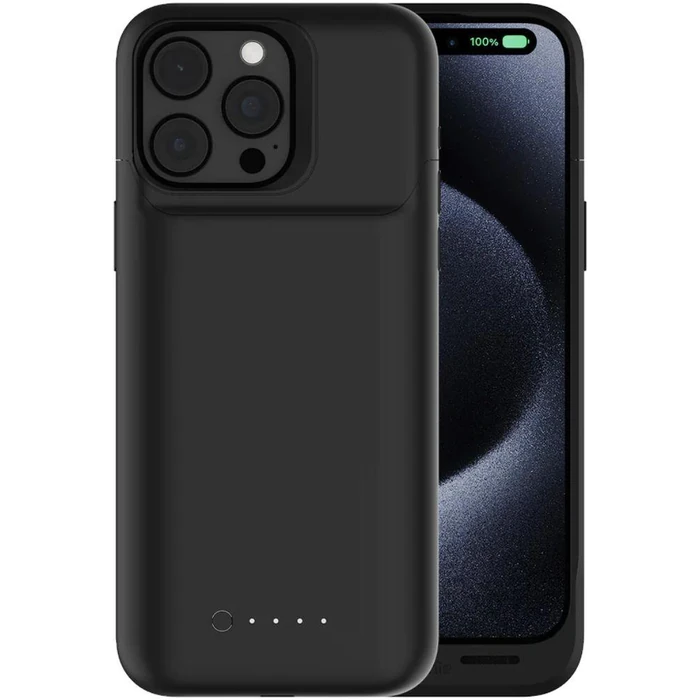 Mophie Juice Pack Battery Phone Case for iPhone 15 Pro Max - Black by Mophie - Image 2