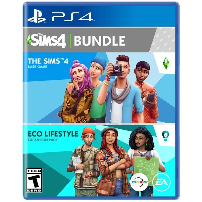 The Sims 4 Plus Eco Lifestyle Bundle - PlayStation 4 by Electronic Arts - Used - Good condition - US$13.77