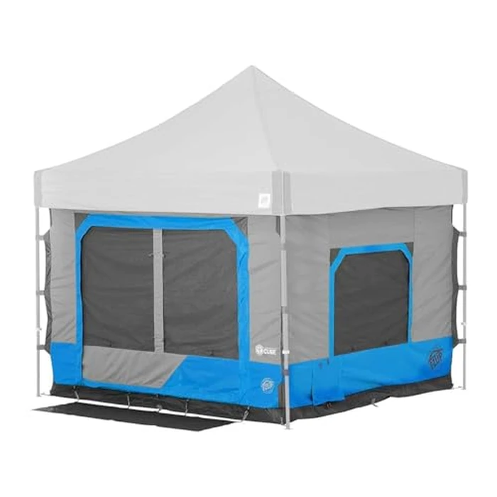 E-Z UP Camping Cube 6.4, Converts 10' Straight Leg Canopy into Camping Tent (Canopy/SHELTER NOT Included), Splash by E-Z UP - Used - Very Good condition - US$178.68