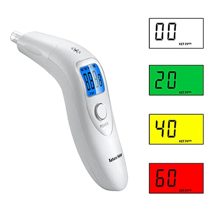Ketone Breath Monitors Analyzer Professional Breath Ketosis Meter for Ketosis Testing - Portable, Advanced Breath Ketone Tester with 10 Replaceable Mouthpieces, Perfect for Tracking Your Ketones by Anntoo - Image 4