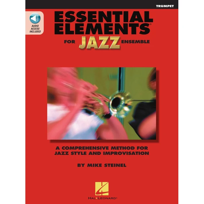 Essential Elements for Jazz Trumpet | Beginner Jazz Improvisation and Swing Style | Hal Leonard Instructional Book with Online Media by Hal Leonard - Image 1