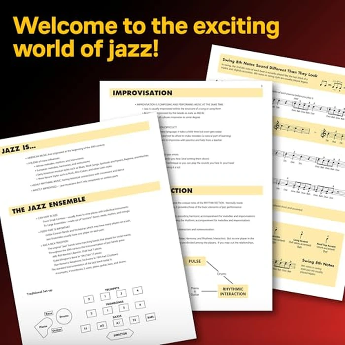 Essential Elements for Jazz Trumpet | Beginner Jazz Improvisation and Swing Style | Hal Leonard Instructional Book with Online Media by Hal Leonard - Image 4