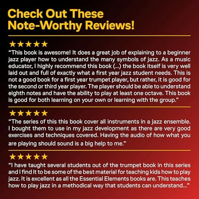 Essential Elements for Jazz Trumpet | Beginner Jazz Improvisation and Swing Style | Hal Leonard Instructional Book with Online Media by Hal Leonard - Image 6