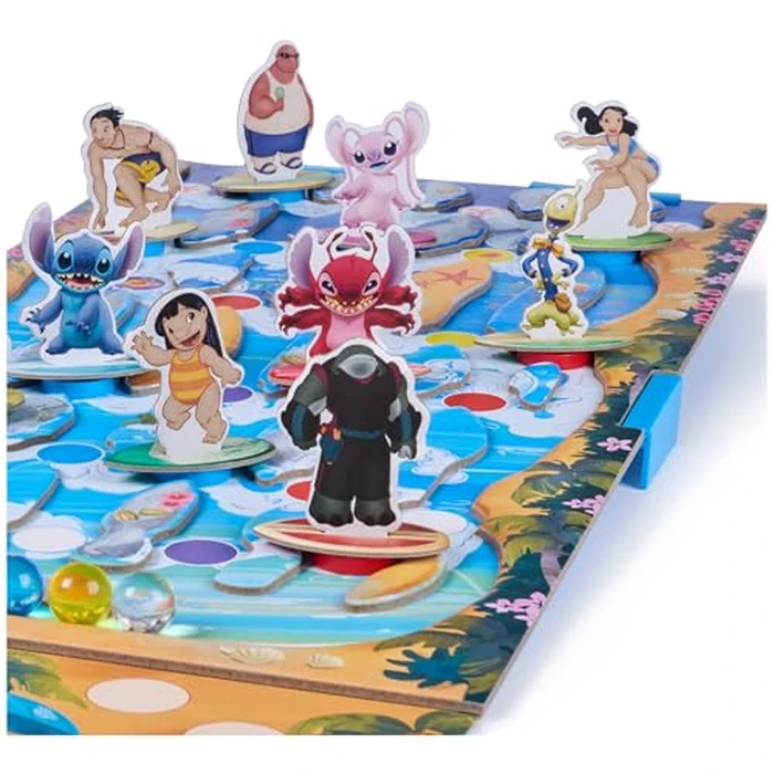 Spin Master Games, Disney’s Lilo & Stitch Surf Showdown, Marble Game, Stitch Girl Gifts, Easy Activity Toy, Fun for Kids & Family, 2-6 Players, for Ages 5 & Up by Spin Master Games - Image 8