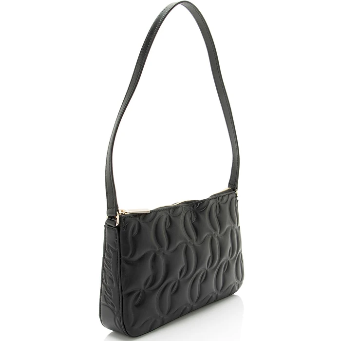 Christian Louboutin CL Embossed Nappa Loubila Shoulder Bag - Embossed Leather - Black by Christian Louboutin - Image 2