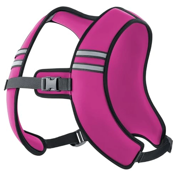 ZELUS Weighted Vest, Washable Z-Fit Soft Iron Weighted Vest for Women and Men, 5/10/15 lb Weight Vest with Reflective Strips & Adjustable Straps, Ultra Thin Weight Vest for Gym Strength Training (15lb) Pink by ZELUS - Used - Like New condition