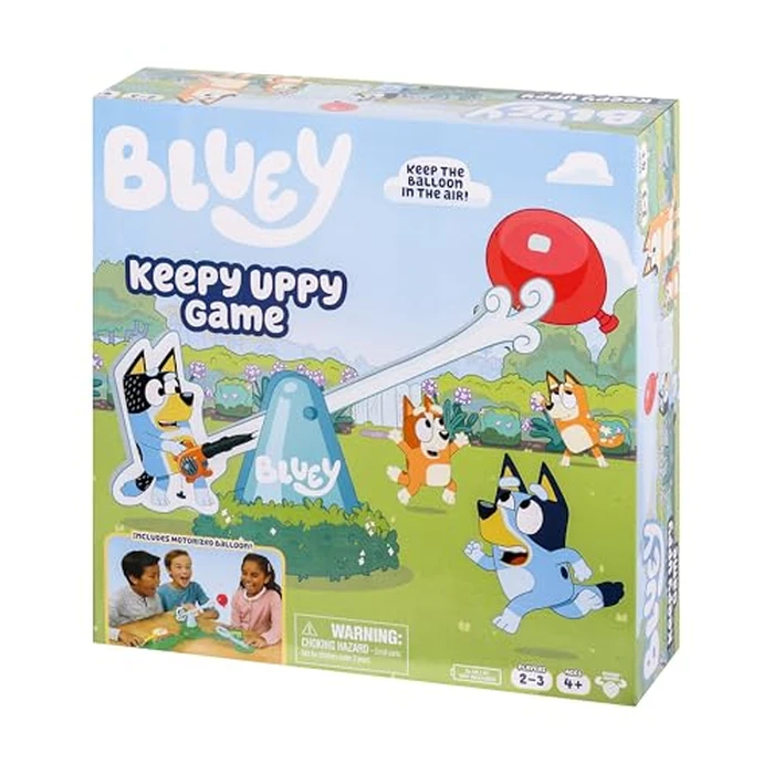 Bluey Keepy Uppy Game, Motorized Toddler Game with Bingo and Chilli Character Paddles, Games for 4+ Year Olds by Bluey - Image 1
