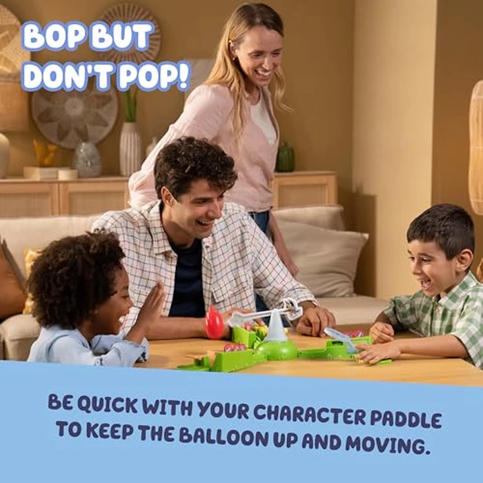 Bluey Keepy Uppy Game, Motorized Toddler Game with Bingo and Chilli Character Paddles, Games for 4+ Year Olds by Bluey - Image 4