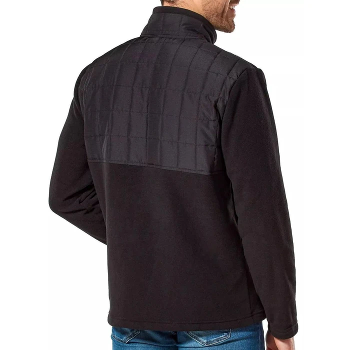 Free Country Men's Overlay Fleece Jacket S - Black by Free Country - Image 2