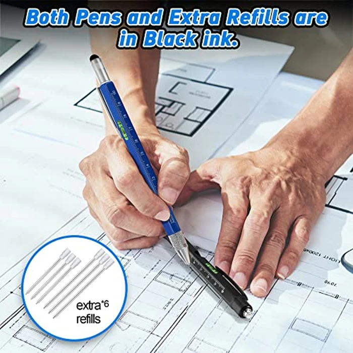 ZOOI Fathers Day Dad Gifts from Daughter Wife Son Gifts for Men Dad Him, 9-1 Multitool Pen, Mens Gifts for Men Who Have Everything, Grandpa Fathers Day Gift, Cool Gadgets Stuff by ZOOI - Image 4