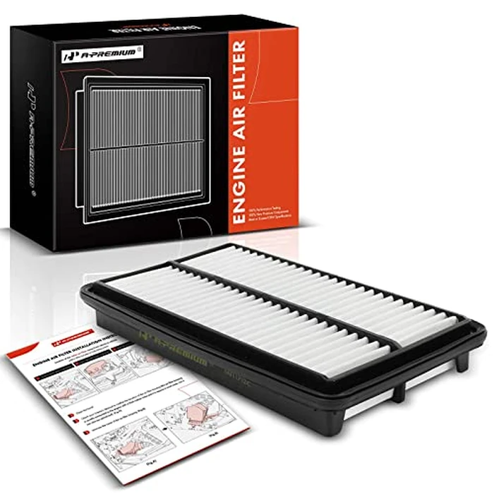 A-Premium Engine Air Filter Compatible with Acura MDX, 2014 2015, V6 3.5L, Rigid Panel, Replace# 172205J6A00 by A-premium - Image 1