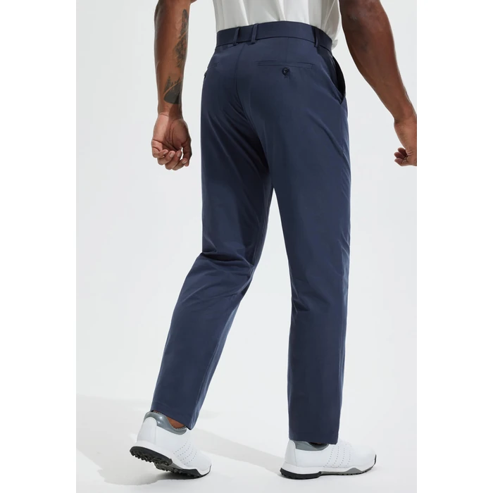 Men's Golf Pants 30" Quick Dry Lightweight Classic Fit Stretch Work Dress Business Casual Pants for Men Comfy Lounge Trousers with Pockets, Navy, 34W x 30L by Libin - Image 2