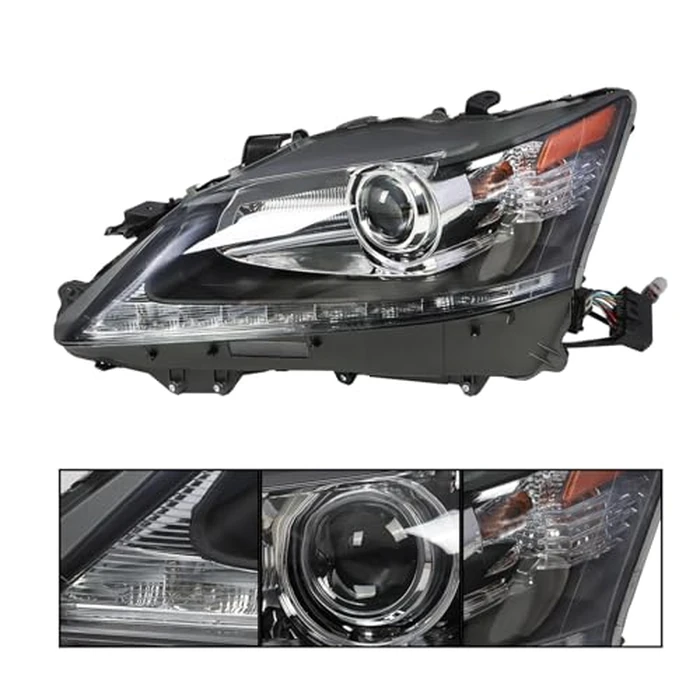 Nakkaa Driver Side Projector Headlight w/o AFS Compatible with GS350/GS450h 2013-2015 Xenon Headlamp 8118530F80 LX2502161 by Nakkaa - Image 3