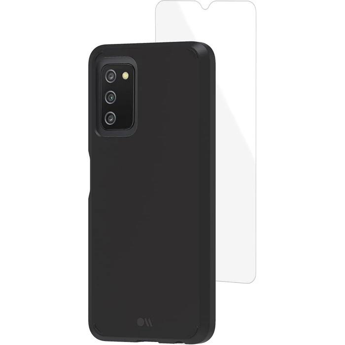 Case-Mate Protection Pack Phone Case & Screen Protector for Samsung Galaxy A03s - Black by Case-Mate - Image 3