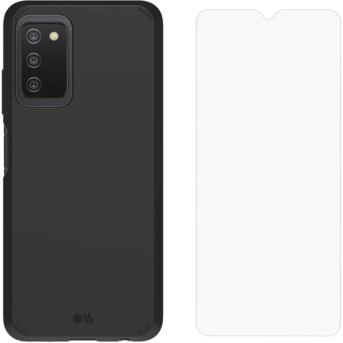 Case-Mate Protection Pack Phone Case & Screen Protector for Samsung Galaxy A03s - Black by Case-Mate - Refurbished - Brand New condition