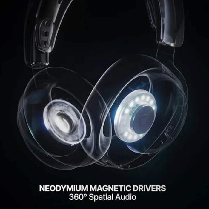 SteelSeries Arctis Nova 7P Wireless Gen 2 Gaming Headset - Real-Time App Control, 50+ HR Play, Neodymium Magnetic Drivers, Mix 2.4GHz/Bluetooth, PS5, PS4, PC, Switch 1/2, Mobile - Magenta by SteelSeries - Image 6