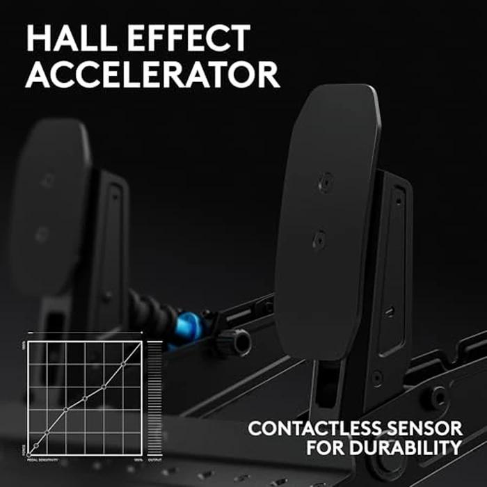 Logitech G RS Pedals - Sim Racing Pedals with 75 kg Load Cell Brake, Adjustable Pedal Positions, Modular Design, Robust Extendable Steel Frame - Windows by Logitech G - Image 3
