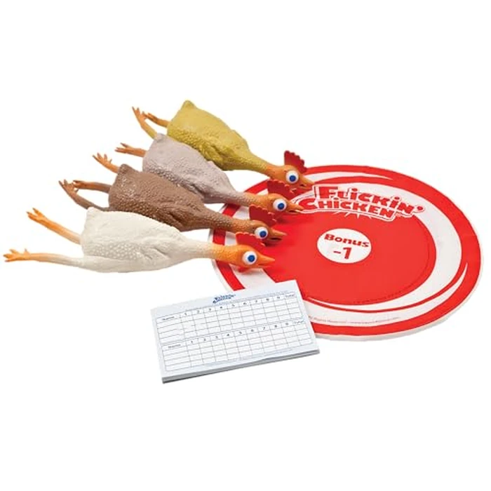 University Games, Flickin Chicken Indoor Outdoor Target Toss Game, The Go Anywhere Game for 2 or More Players Ages 6 and Up by University Games - Image 2
