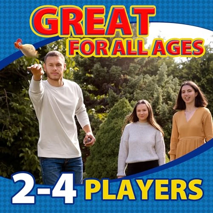University Games, Flickin Chicken Indoor Outdoor Target Toss Game, The Go Anywhere Game for 2 or More Players Ages 6 and Up by University Games - Image 5