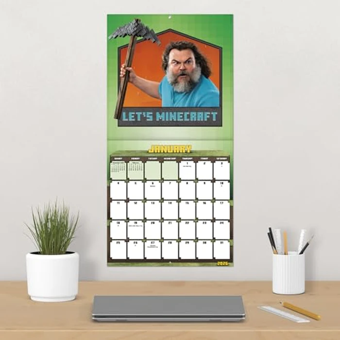 2026 Minecraft Movie Wall Calendar by DateWorks - Image 5