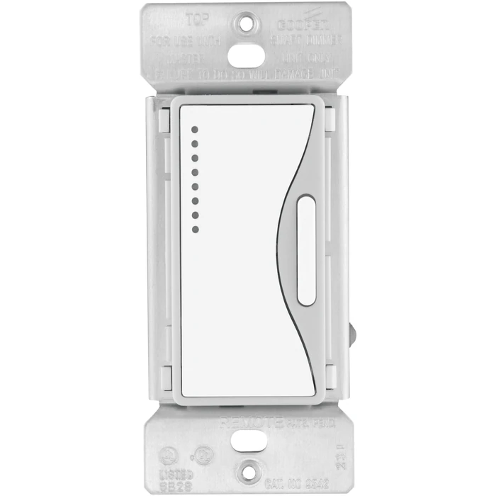 Eaton 9542WS-K 120-Volt, 60-Hertz ASPIRE Multi-Location Accessory Dimmer with Preset and LED, White Satin by Eaton - Used - Like New condition