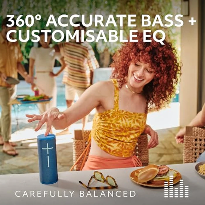 Ultimate Ears Boom 4 Portable Waterproof Bluetooth Speaker with Balanced 360-Degree Sound with Clear Audio and Bass, Floating Speaker with 15-Hour Battery and 147ft (45m) Range - Raspberry Red by Ultimate Ears - Image 2