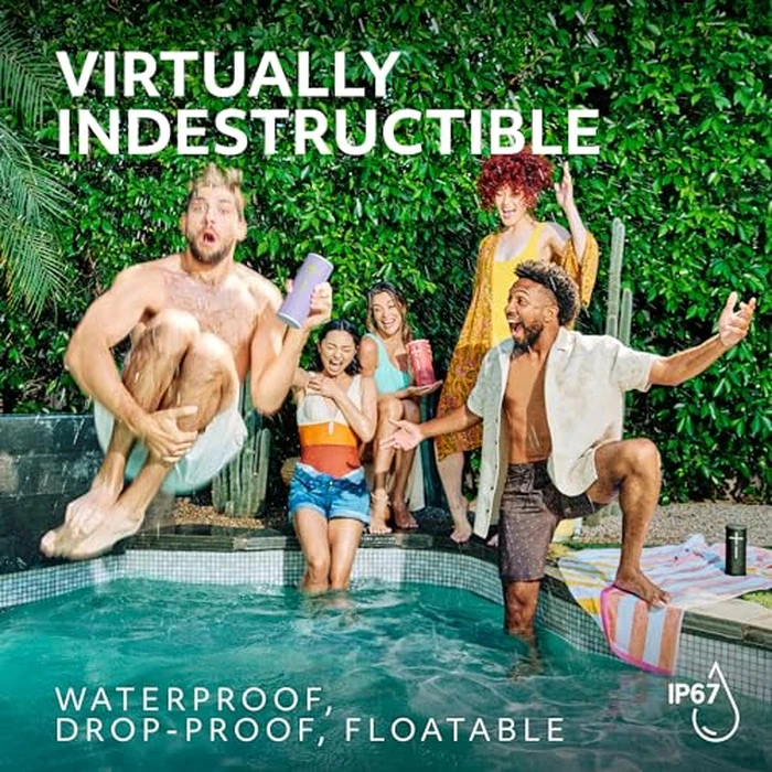 Ultimate Ears Boom 4 Portable Waterproof Bluetooth Speaker with Balanced 360-Degree Sound with Clear Audio and Bass, Floating Speaker with 15-Hour Battery and 147ft (45m) Range - Raspberry Red by Ultimate Ears - Image 4