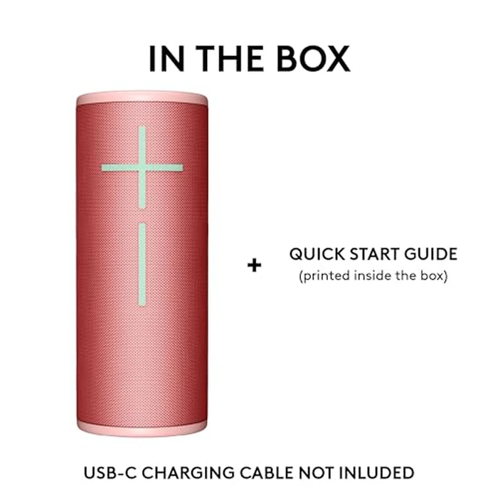 Ultimate Ears Boom 4 Portable Waterproof Bluetooth Speaker with Balanced 360-Degree Sound with Clear Audio and Bass, Floating Speaker with 15-Hour Battery and 147ft (45m) Range - Raspberry Red by Ultimate Ears - Image 8