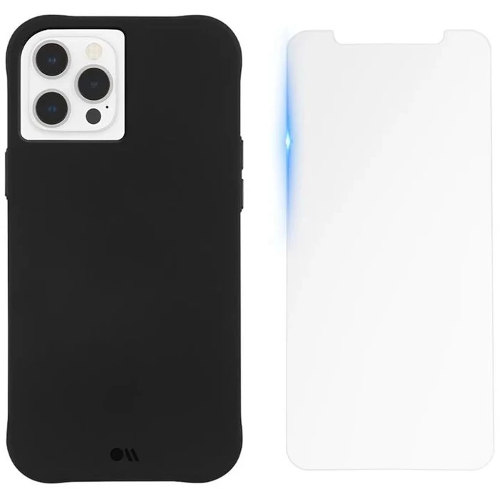 Case-Mate Tough Phone Case + Screen Protector for iPhone 12 Pro Max - Black by Case-Mate - Image 2