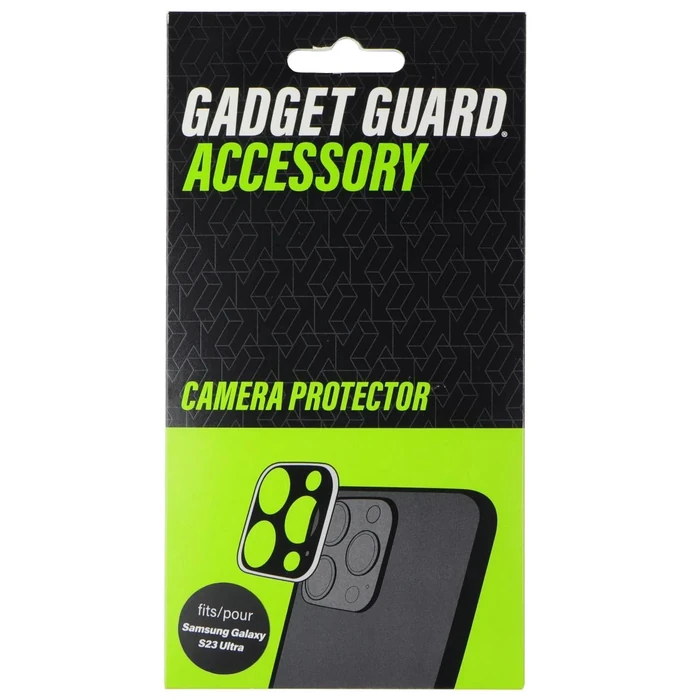 Gadget Guard Camera Protector for Samsung Galaxy S23 Ultra - Black by Gadget Guard - Refurbished - Brand New condition