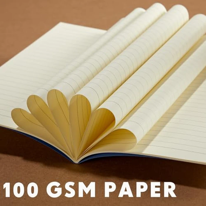 Mimorou 100 Pcs Journals Notebooks Bulk - Kraft Softcover A5 Small Notebooks 5.5 Inch x 8.3 Inch Notepads with 60 Page 30 Sheet for Writing Sketch Travel Office Supplies(Black, Navy,Lined) by Mimorou - Image 3