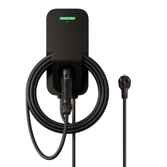 FLO Home X3 Level 2 Electric Vehicle Charging Station, 12 kW at 50 amp/240 V, Fast Home Charging for All EVs (J1772), NEMA 14-50 Plug, UL/Energy Star Certified, 25 ft Cable, Toughest Outdoor Rating by FLO - Used - Acceptable condition