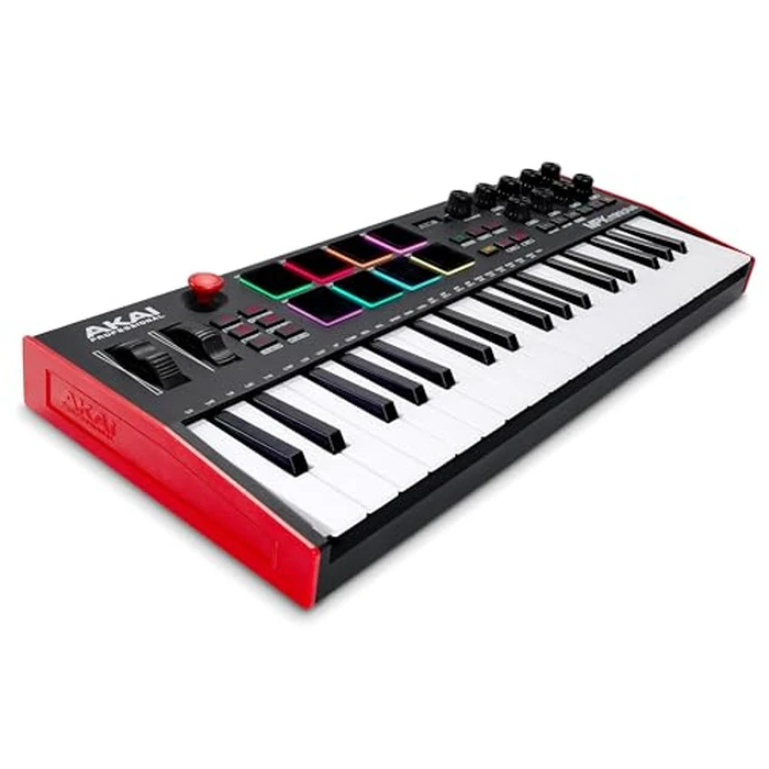 Akai Professional MPK Mini Plus - USB MIDI Keyboard Controller with 37 Mini Keys, 8 MPC Pads, Sequencer, MIDI/CV/Gate I/O, Music Production Software and Native Instruments Sound Package by Akai Professional - Used - Very Good condition