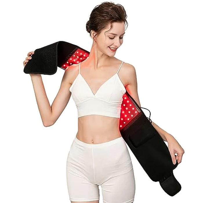 USUIE Red Light Therapy Belt, Infrared Light Therapy Wrap Red Light Therapy Device for Body with Timer for Back Shoulder Waist Muscle Pain Relief for Gift Women Men Gift by USUIE - Image 2