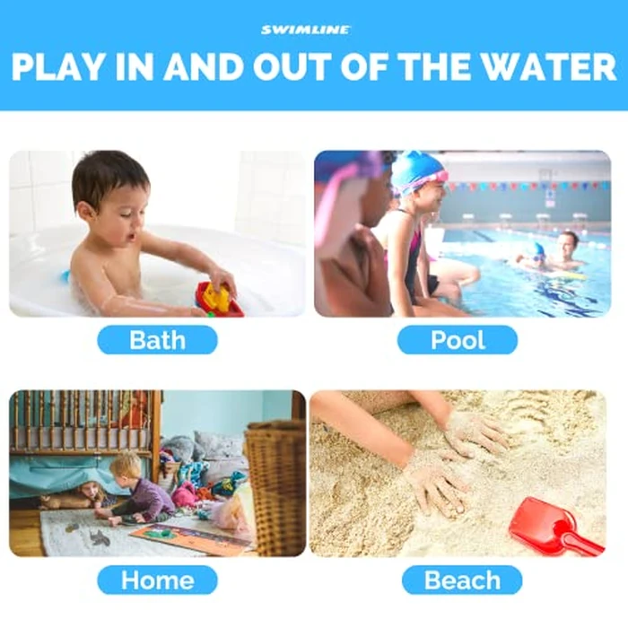 SWIMLINE Titanic Themed Dive Toy Sinking Ship Hidden Treasure Combo Pack Catch And Retrieval Cruise Ship Game For Swimming Pool & Bath Tub For Kids Multi Color Rings Underwater Dive Practice Education by Swimline - Image 6