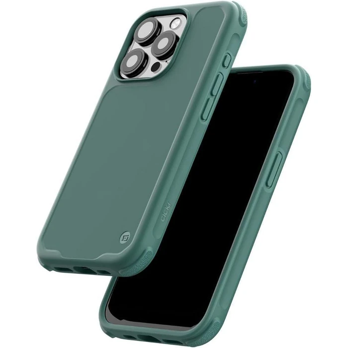 CLCKR G-Form Protection Phone Case with MagSafe for Apple iPhone 15 Pro - Carbon Green by CLCKR - Refurbished - Premium condition - US$8.28