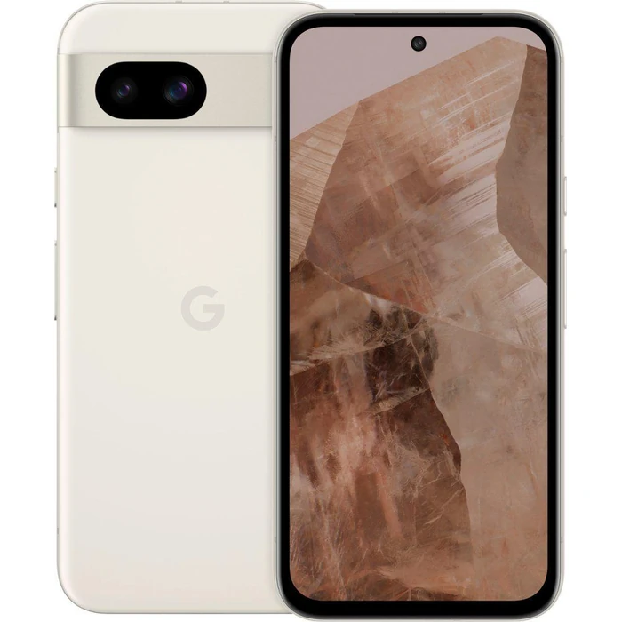 Google Pixel 8a - 128GB - Porcelain by Google - Refurbished - Acceptable condition - US$313.99