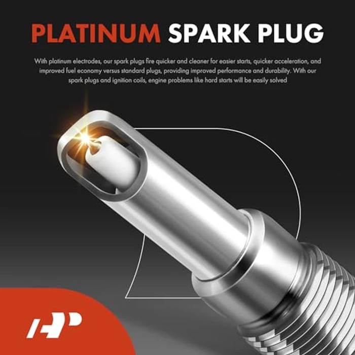 A-Premium Set of 8 Ignition Coil Pack and Iridium Spark Plugs Compatible with Ford Expedition F-150 F-250 F-350 Super Duty & Lincoln Mark LT Navigator 2005-5008 by A-premium - Image 3