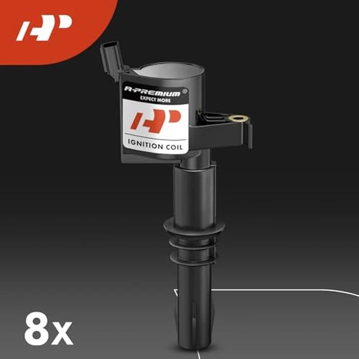 A-Premium Set of 8 Ignition Coil Pack and Iridium Spark Plugs Compatible with Ford Expedition F-150 F-250 F-350 Super Duty & Lincoln Mark LT Navigator 2005-5008 by A-premium - Image 6