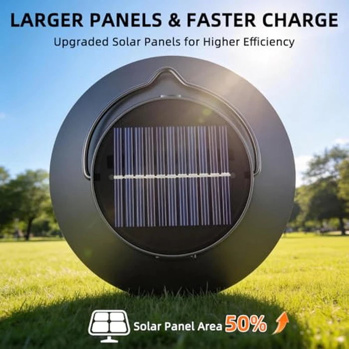 KYEKIO 4Pack Gen2 Flame Solar Lanterns Outdoor Waterproof, Solar Hanging Lantern Decorative, Flickering Flame Outdoor Lanterns Solar Powered, Lights for Yard Patio Garden Decor as Mothers Day Gifts by KYEKIO - Image 4