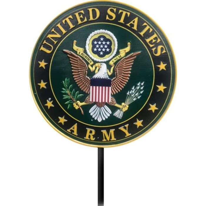 Spoontiques - Army Garden Stake - Garden Décor - Decorative Stake for Lawn and Yard - Multicolored by Spoontiques - Used - Very Good condition - US$16.92