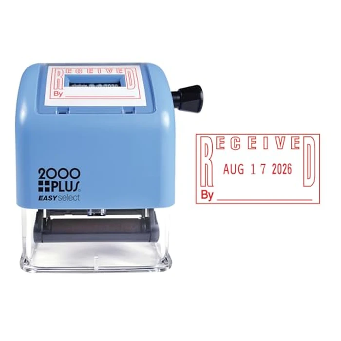 COSCO 2000PLUS ES Dater, Received + Date, 1 X 1.81, Red by 2000 PLUS - Used - Very Good condition - CA$31.47