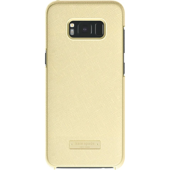 Kate Spade New York Wrap Phone Case for Samsung Galaxy S8+ - Saffiano Gold by Kate Spade - Refurbished - Brand New condition - US$10.54