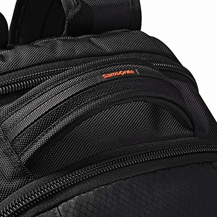 Samsonite Tectonic 2 Large Backpack (17"), Model Number - 66303-1070, Black/Orange by Samsonite - Image 4